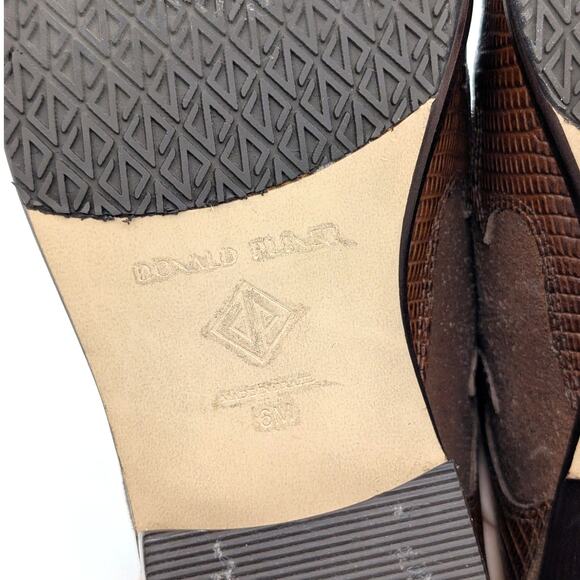 Donald Pliner Mindy Distressed Suede Western Mules Women's Size US6M EU37 - Picture 9 of 13